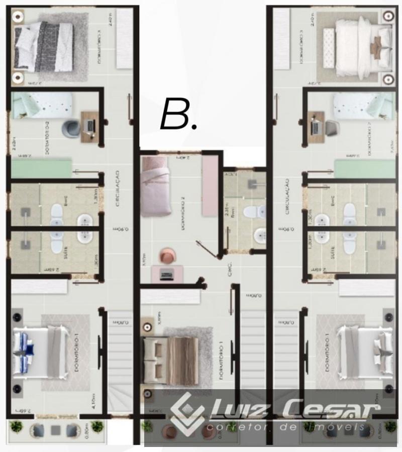 Casa, 3 quartos, 107 m² - Foto 12