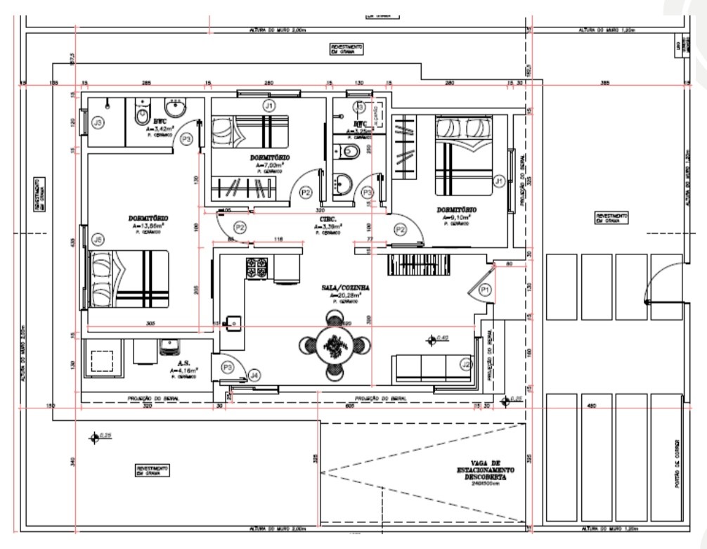 Casa, 3 quartos, 81 m² - Foto 2