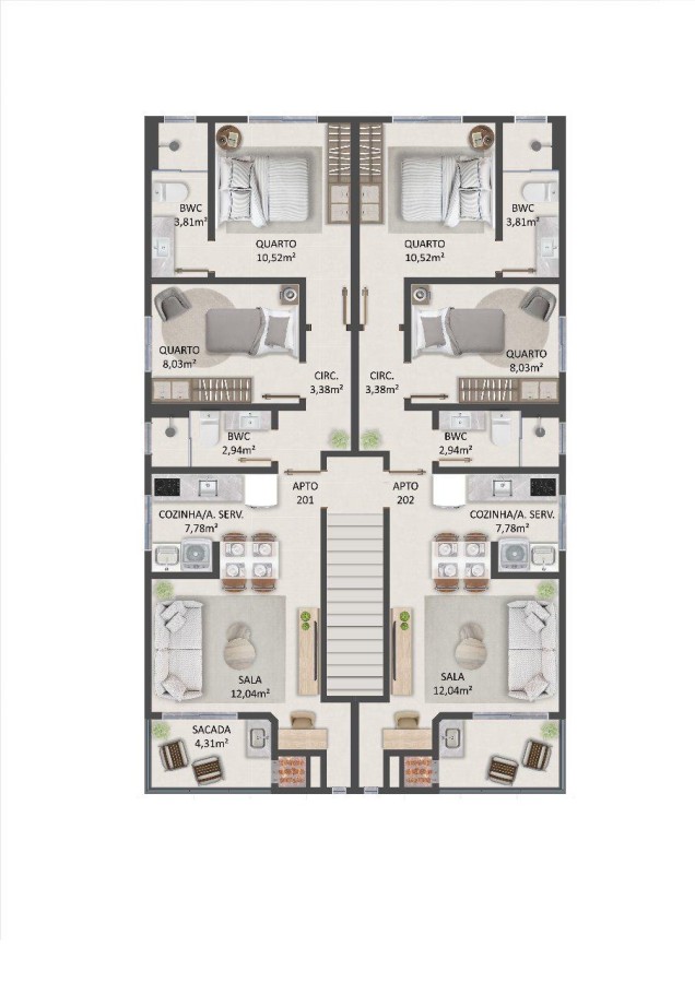 Apartamento, 2 quartos, 60 m² - Foto 14