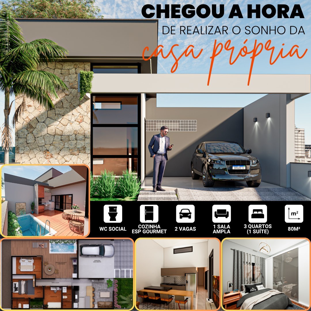 Casa, 3 quartos, 93 m² - Foto 7