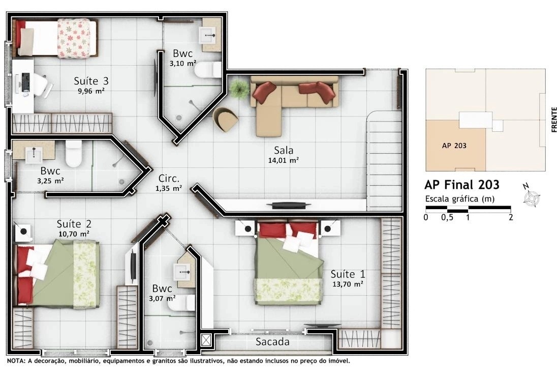 Apartamento, 3 quartos, 134 m² - Foto 27