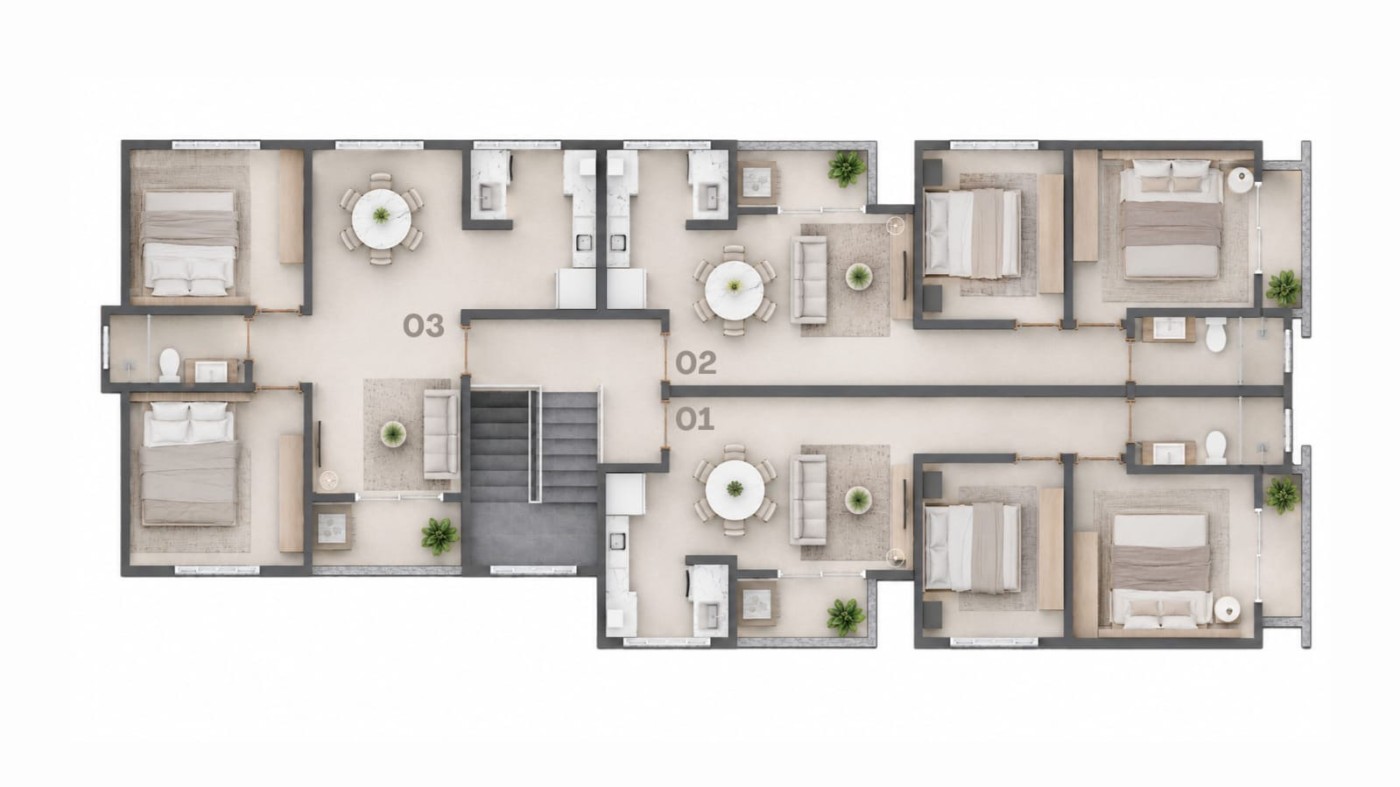 Apartamento, 2 quartos, 56 m² - Foto 2
