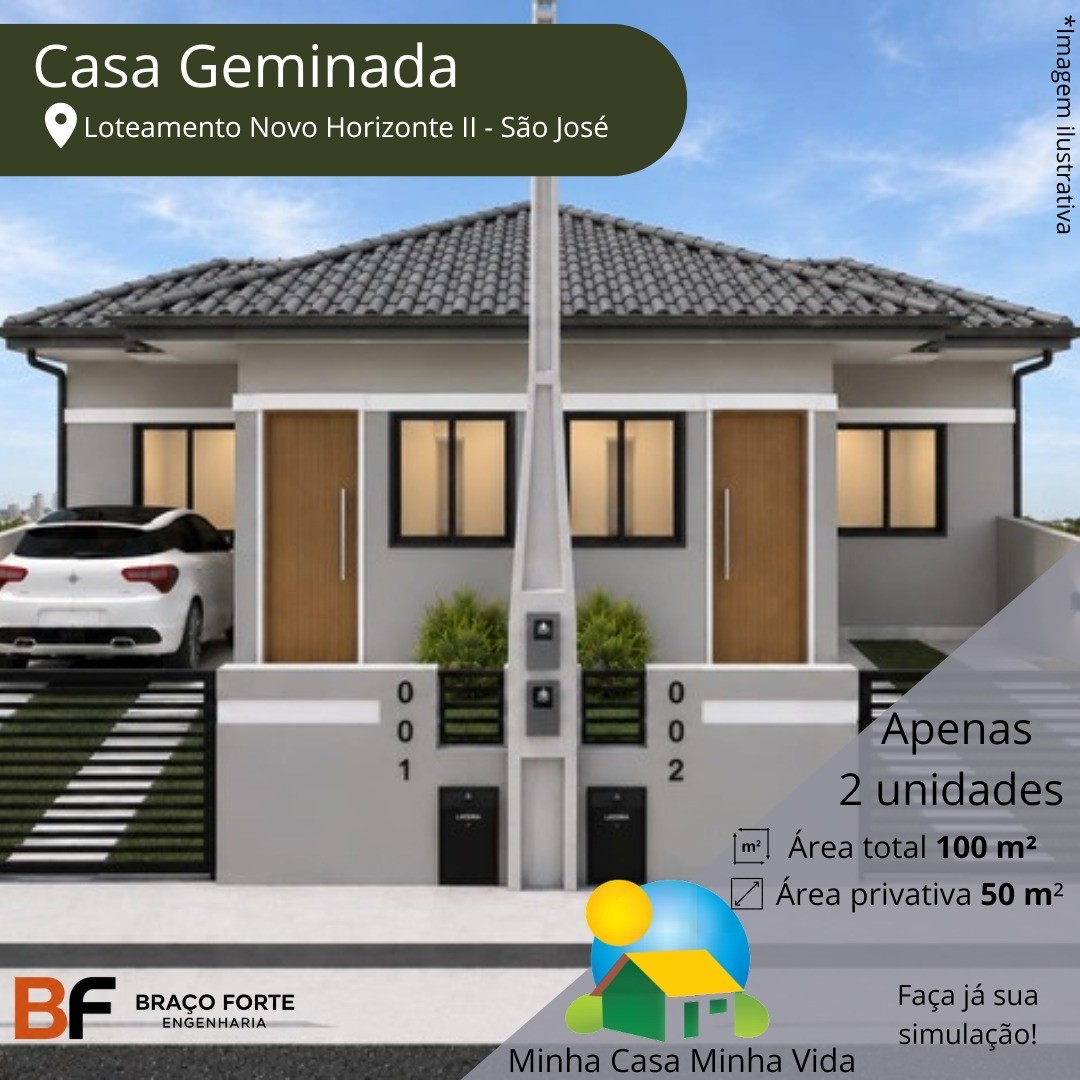 Casa, 2 quartos, 50 m² - Foto 1
